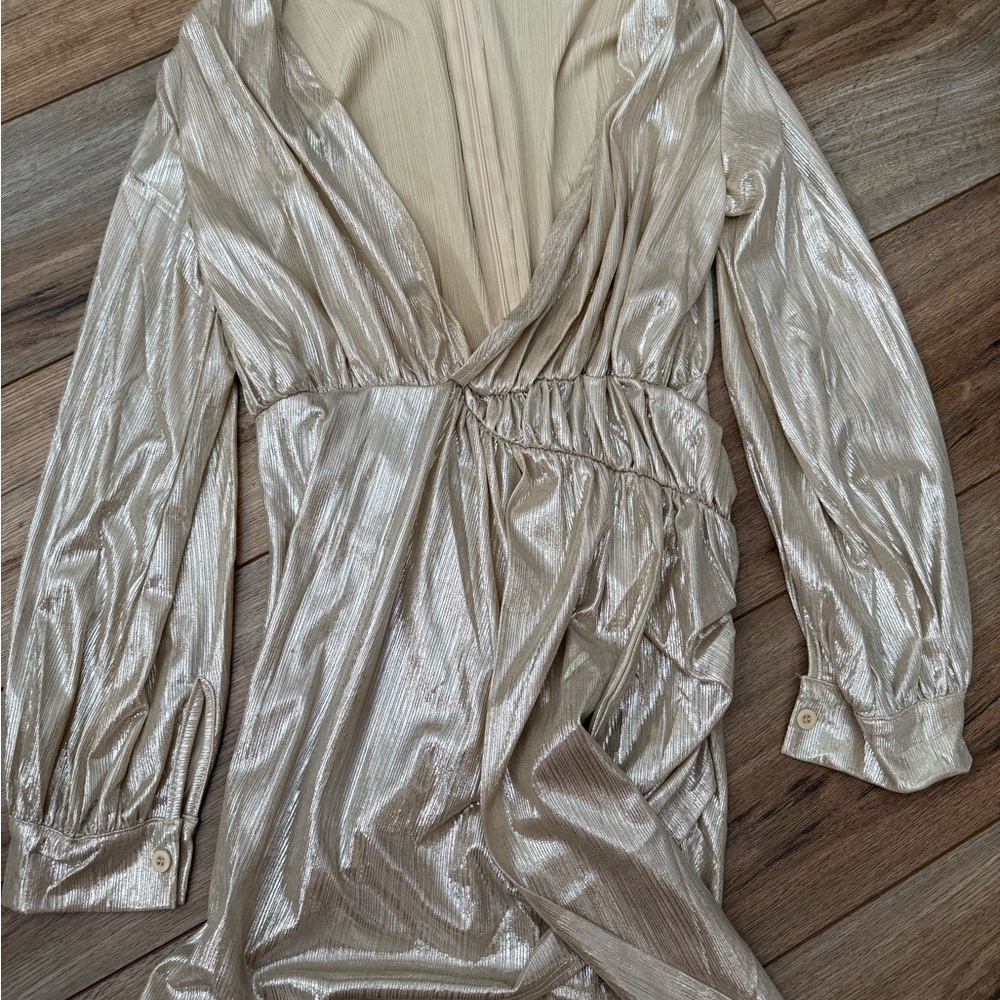 Shimmering Metallic Dress